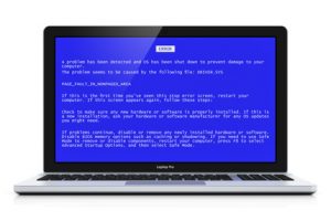 Blue Screen of Death (BSOD)